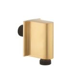 Product Cut out image of the Crosswater MPRO Brushed Brass Wall Outlet